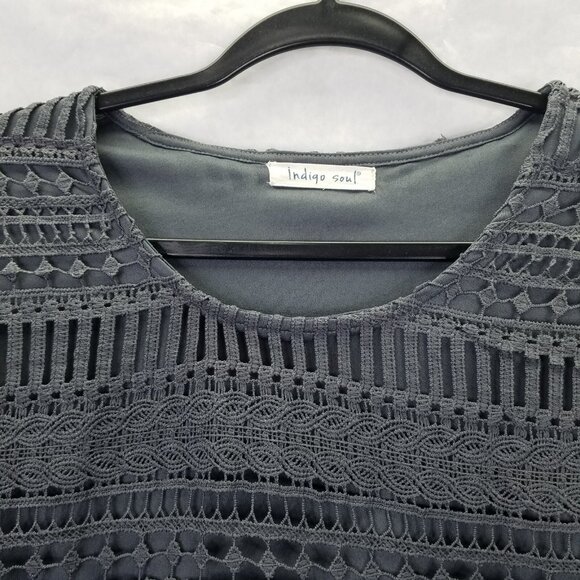 Gray Lace Women Top - Picture 6 of 16